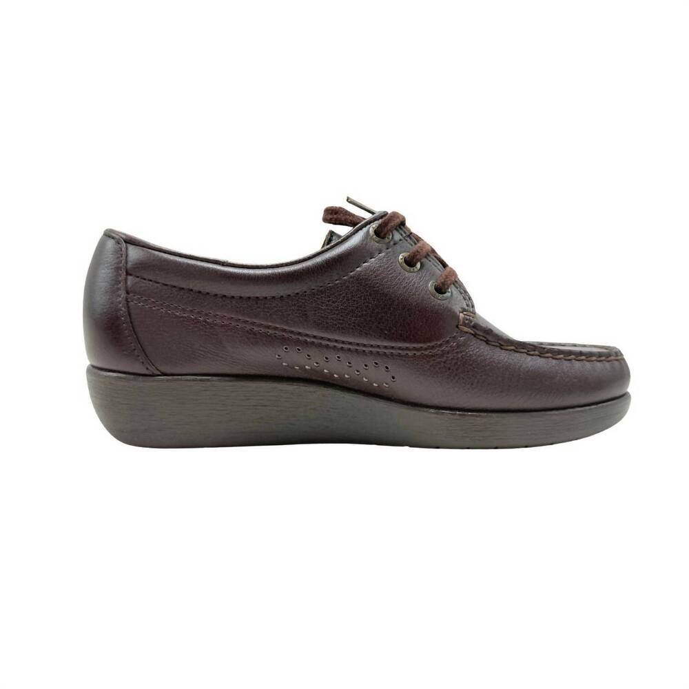 NEW SAS men's amigo lace up comfort shoes in brown